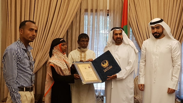 UAE honors Bangladeshi caregiver’s family for heroic devotion