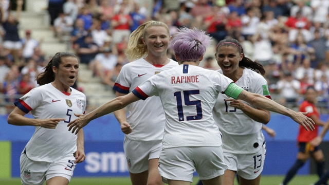 US in the World Cup quarterfinals after 2-1 win over Spain