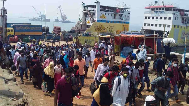 Rush of Dhaka-bound people on highways ahead of shutdown’s end